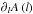 \hbox{$\partial_l A\left(l\right)$}