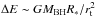 \hbox{$\Delta E\sim GM_{\rm BH}R_{\rm *}/r_{\rm t}^2$}