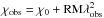 \hbox{$\chi_{\rm obs}=\chi_{0} + \rm RM\lambda^{2}_{\rm obs}$}
