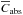 \hbox{$\overline{C}_{\rm{abs}}$}