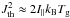 \hbox{$J^2_{\rm{th}} \approx 2 I_{\rm{||}}k_{\rm{B}}T_{\rm{g}}$}