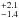 \hbox{$_{-1.4}^{+2.1}$}