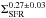 \hbox{$\Sigma_{\rm SFR}^{0.27\pm0.03}$}