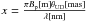 \hbox{$x=\frac{\pi B_{\rm p} \mathrm{[m]} \theta_\mathrm{UD} \mathrm{[mas]}}{\lambda \mathrm{[nm]}}$}