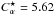 \hbox{$\Calp = 5.62$}