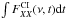 \hbox{$\int F_{XX}^{\rm CI}(\nu, t) {\rm d}t$}