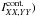 \hbox{$I_{XX,YY}^{\rm cont.})$}