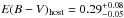 \hbox{$E(B-V)_\mathrm{host}=0.29^{+0.08}_{-0.05}$}