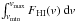 \hbox{$\int_{v_{\rm min}}^{v_{\rm max}} F_{\rm HI}(v) \: {\rm d}v$}