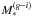 \hbox{$M_\ast^{(g-i)}$}