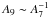 \hbox{$A_9\sim A_7^{-1}$}