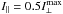 \hbox{$I_\parallel= 0.5I_\perp^{\rm max}$}