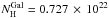 \hbox{$N_{\rm H}^{\rm Gal}= 0.727 \,\times \,10 ^{22}$}