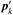 \hbox{$\vec{p}'_k$}