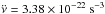 \hbox{$\ddot{\nu}=3.38\times 10^{-22}~\rm s^{-3}$}