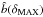 \hbox{$\hat{b}(\delta_{\rm MAX})$}