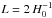 \hbox{$L=2\,H_0^{-1}$}