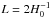 \hbox{$L = 2H_0^{-1}$}