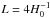 \hbox{$L = 4H_0^{-1}$}