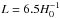 \hbox{$L=6.5H_0^{-1}$}