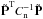 \hbox{$\tens{\tilde {\bf P}}^{\rm T}C_{\rm n}^{-1} \tens{\tilde {\bf P}}$}