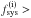 \hbox{$f^\mathrm{(i)}_\mathrm{sys} >$}