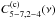 \hbox{$C^{(\mathrm{c})}_{5{-}7,2{-}4}(\nu)$}