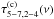 \hbox{$\tau^{(\mathrm{c})}_{5{-}7,2{-}4}(\nu)$}