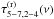 \hbox{$\tau^{(\mathrm{r})}_{5{-}7,2{-}4}(\nu)$}