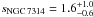\hbox{$s_{\rm NGC\,7314}=1.6^{+1.0}_{-0.6}$}