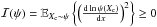 \hbox{$\mathcal{I}(\psi)= \mathbb{E}_{X_{\rm c} \sim \psi} \left\{ \left( \frac{{\rm d} \ln \psi(X_{\rm c})}{{\rm d}x} \right)^2\right\} \geq 0$}