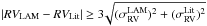 \hbox{$|RV_{\rm LAM}-RV_{\rm Lit}| \ge 3\!\sqrt{(\sigma_{\rm RV}^{\rm LAM})^2+(\sigma_{\rm RV}^{\rm Lit})^2}$}