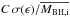 \hbox{$C\,\sigma (\epsilon)/ \overline {M_{{\rm BH},{\rm i}}}$}
