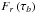 \hbox{$F_{r}\left(\tau_b\right)$}