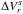 \hbox{$\Delta V_{r}^{s}$}
