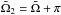 \hbox{$\tilde{\Omega}_2 = \tilde{\Omega} + \pi$}