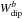 \hbox{$W_{\rm dip}^{b}$}