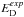 \hbox{$E_{\rm D}^{exp}$}