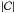 \hbox{$\mathcal{|C|}$}