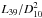 \hbox{$L_{39}/D^2_{10}$}