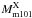 \hbox{$M^{\rm X}_{\rm m101}$}