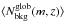 \hbox{$\langle N_{\rm bkg}^{\rm glob}(m,z)\rangle$}