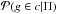 \hbox{$\mathcal{P}(g\in c|\Pi)$}