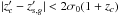 \hbox{$|z_c'-z_{{\rm s},g}'|<2\sigma_0(1+z_c)$}