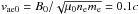 \hbox{$v_{\rm ae0} =B_0/ \sqrt{\mu_0n_{\rm e}m_{\rm e}}= 0.1c$}