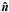 \hbox{$\vec{\hat{n}}$}