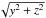 \hbox{$\sqrt{y^2+z^2}$}