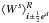 \hbox{$\avg{W^s}_{\bs{i}\pm\frac{1}{2}\bs{e}^d}^R$}