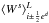 \hbox{$\avg{W^s}_{i\pm\frac{1}{2}e^d}^L$}