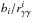 \hbox{$b_i/r_{\gamma\gamma}^i$}